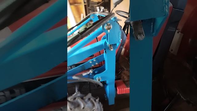 Погрузчик Кун на японский минитрактор mitsubishi mt16. смотреть онлайн