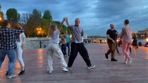 Москва. Танцы в Парке Горького ч.2