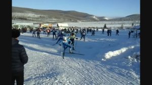 12 12 2015г Старт на 10км и 5 км Мужчины и женщины ст Тайга РТ
