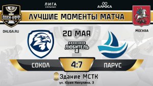 ОБЗОР / СОКОЛ - ПАРУС / 20.05.25 / ОХЛ МОСКВА / ДИВИЗИОН ЛЮБИТЕЛЬ 2