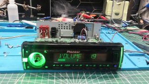 Pioneer DEH-X3600UI проврка после установки гарнитуры (колхоз)