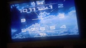 Конец программы "Голос 60+", часы и начало программы "Вос