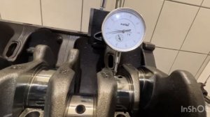 OM651 проверка коленвала на деформацию