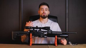 PCP Kuzey K60 6.35 мм (пластик, телескопический приклад, колба)