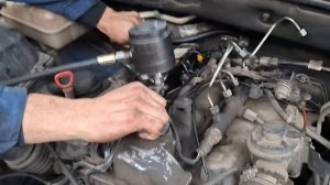 Сложный демонтаж форсунки (дизель сервис W-GARAGE)