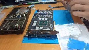 Обслуживание видеокарты Asus strix 1070. Толщина термопрокл?