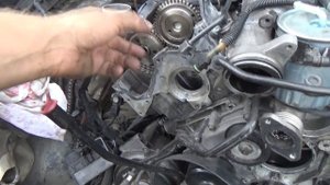 Mercedes-Benz OM 628 замена цепи Mercedes-Benz OM 628 chain replacement