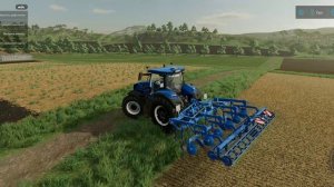 Культивация поля под кантри-метал (гамаем в Farming Simulator 22 под добротный кантри метал).
