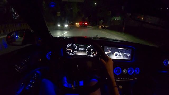 Mercedes W222 S63 AMG - Первый заплыв на барже ( S500))) смотреть онлайн