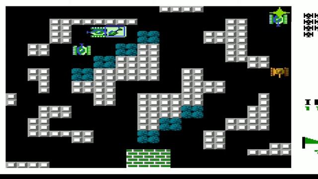 Battle City by Zergkerrigan (Battle City Hack) (NES, 1985) Уровень 7 смотреть онлайн