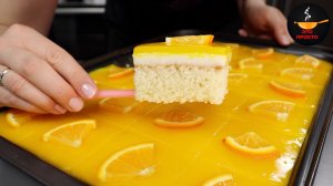 Красивый АПЕЛЬСИНОВЫЙ ПИРОГ Имеет нежный вкус и готовится совсем не сложно