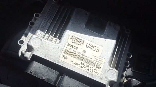 Замена ЭБУ двигателя на Hyundai I40. смотреть онлайн
