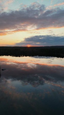 Закат в карелии/Sunset in Karelia #путешествия  #travel #drone #travelrussia #sunset #стёжкидорожки