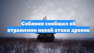 Собянин сообщил об отражении новой атаки дронов