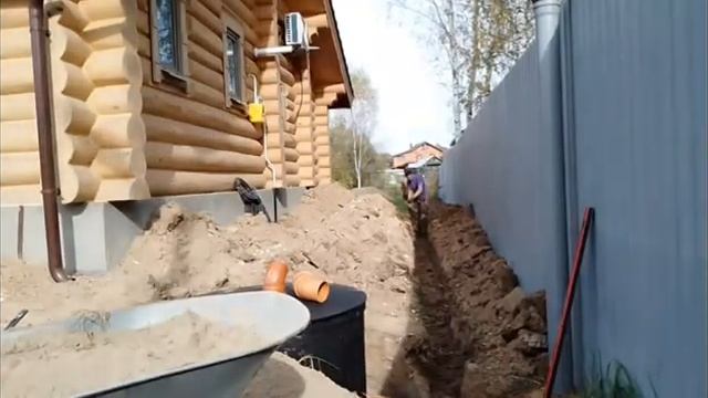 Установка септика "Крот" 3,6 куб. 3 камеры + монтаж 15 тонн? смотреть онлайн