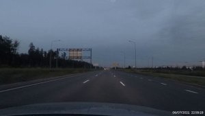 Санкт-Петербург: Динамичный маршрут по КАД в 4K 60fps – Ма