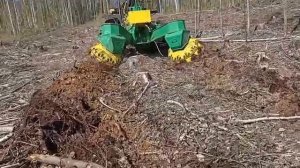 Лесной плуг Timbertrack ТТ-28М на Форвардере Ponsse Buffalo #automobile #machinerychannel #farming