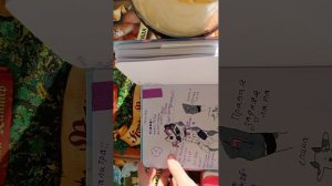 обзор скетчбука номер 6, 7, 8