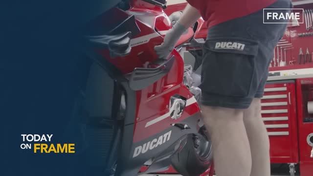 Лучший итальянский мотоциклетный завод внутри производственной линии Ducati