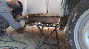 нива порог из проф трубы 80*80