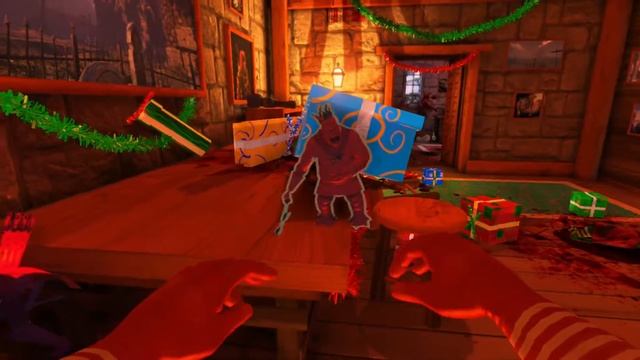 УБИРАЕМ ХАТУ ЕЩЕ ДО НОВОГО ГОДА 🎄 | viscera cleanup detail santa's rampage | ВЕСЕЛАЯ НАРЕЗКА.