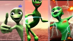 Green Alien Dance Challenge best meme dame tu cosita  челендж