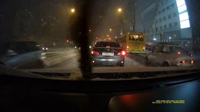 TrendVision TDR-708  Снег ночь 3 смотреть онлайн