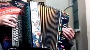 Silver guitar - accordion cover. Танго Серебряная гитара на баяне