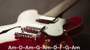 Pop Rock Backing Track in Am