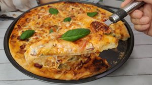 Пицца как в ресторане! Самое простое и лучшее тесто.