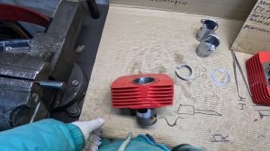 подготовка поршневой ява 634 к сборке