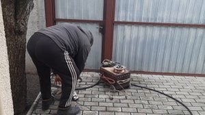 Ремонт ворот.  Оторвалась петля.