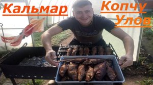 Как Коптить Кальмара и Окуня Наловил