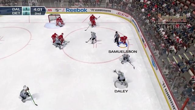 NHL09 - 4-я игра в сезоне в NHL / Красные Крылья Детройта про? смотреть онлайн