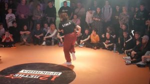 12 Летие Бруклина | Отбор Breakdance pro Лина(win) vs NikLeone