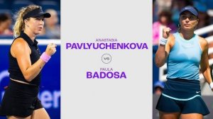 18.08.2024. Анастасия Павлюченкова - Паула Бадоса. WTA Cincinnati. Pavlyuchenkova - Badosa