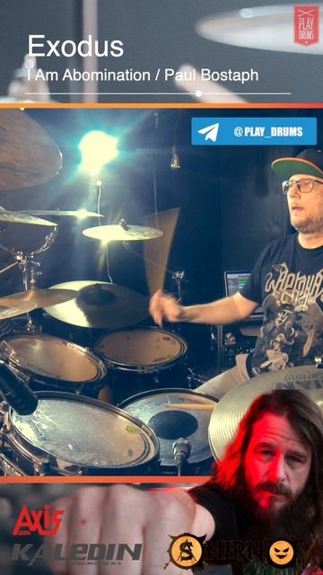 Exodus - I Am Abomination / Paul Bostaph (Александр Смирнов #drumcover #drumbeat)