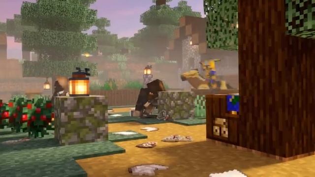 Налёт на деревню – Жизнь Алекса и Стива (Майнкрафт-анимация) смотреть онлайн