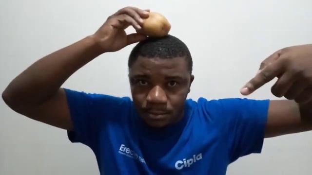 как положить картошку на голову!