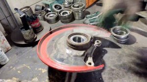 замена ступичного подшипника Toyota PASSO SETTE