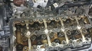 Замена цепи (переуплотнение постели) Пежо 308 1.5