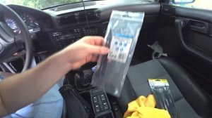 Новости по BMW e34 540. Установка кожаного чехла на ручник