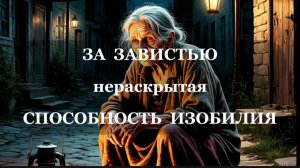 Зависть - обратная сторона способности.