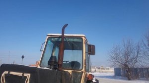 Трактор юмз лопнул коленвал звук еле слышен потом все