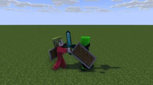 Тестовый бой 2 - Майнкрафт анимация.