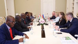 Встреча Валентины Матвиенко с Председателем Сената Республики Бурунди Эммануэлем Синзохагерой