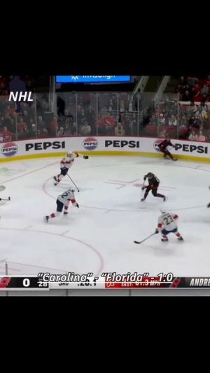 “Carolina” - “Florida” - 1_0. Goal Moments. NHL. Match results. Regular season.  #nhl