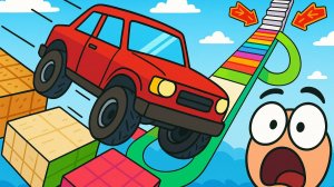 Игра для детей мультик про тачки и препятствия
