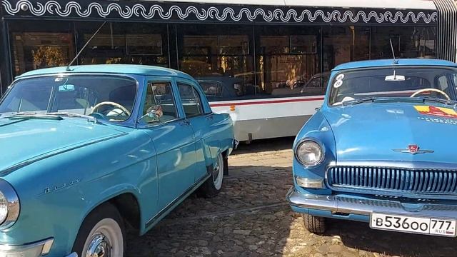 Ретропарад трамваев на ВДНХ 7 сентября. Ретромашины #р? смотреть онлайн