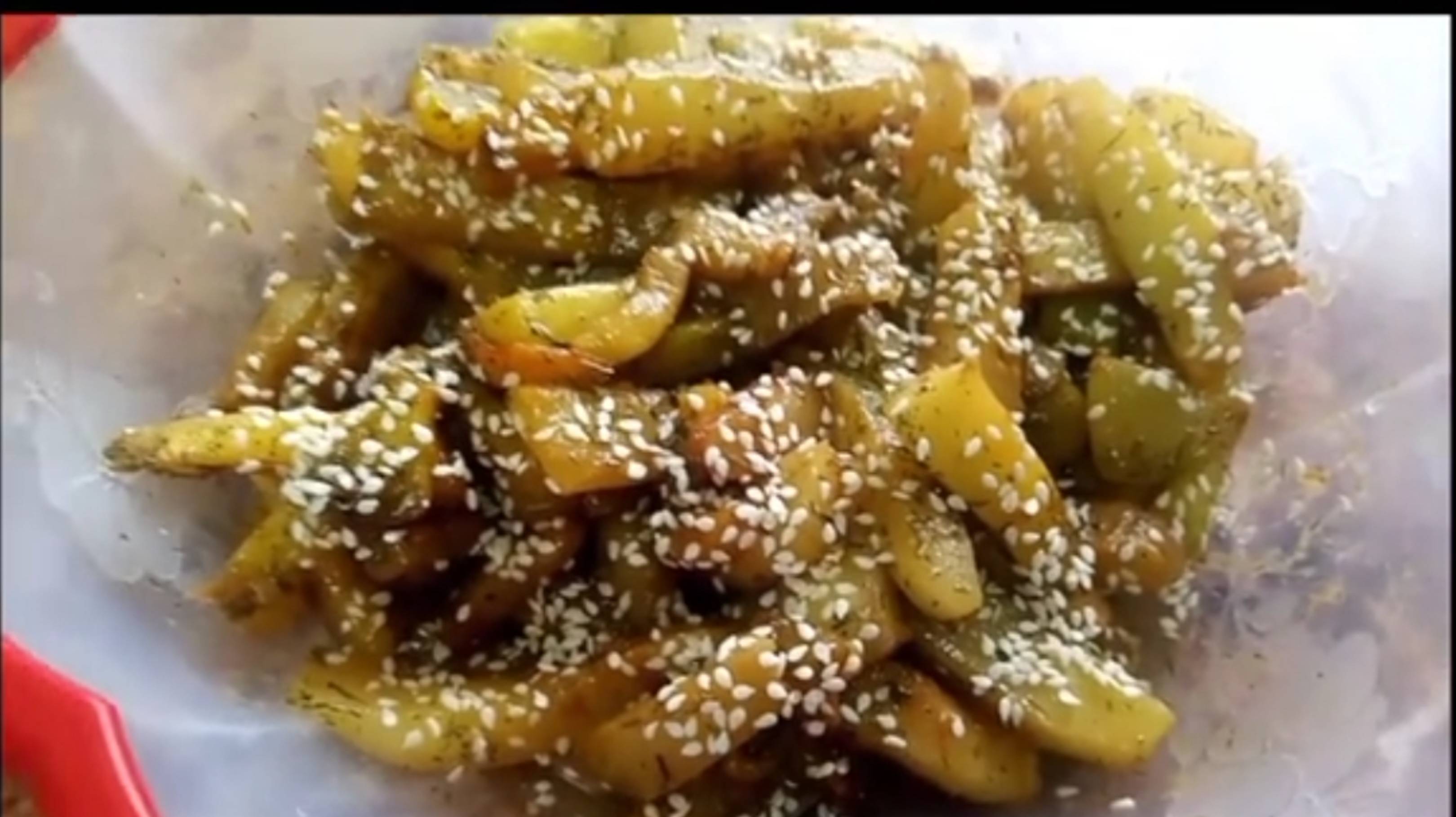 Закуска "Кабачки по корейски  как грибы" очень вкусный рецепт!